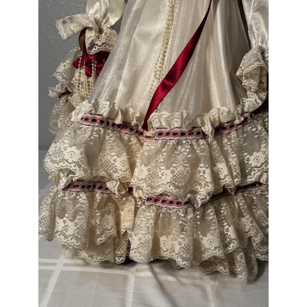 29" Rustie  Caylon  African American  Doll   GORGEOUS Red And White 601/1000 - Picture 5 of 16
